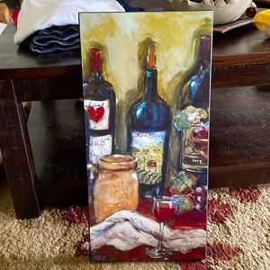 Great picture of wine bottles